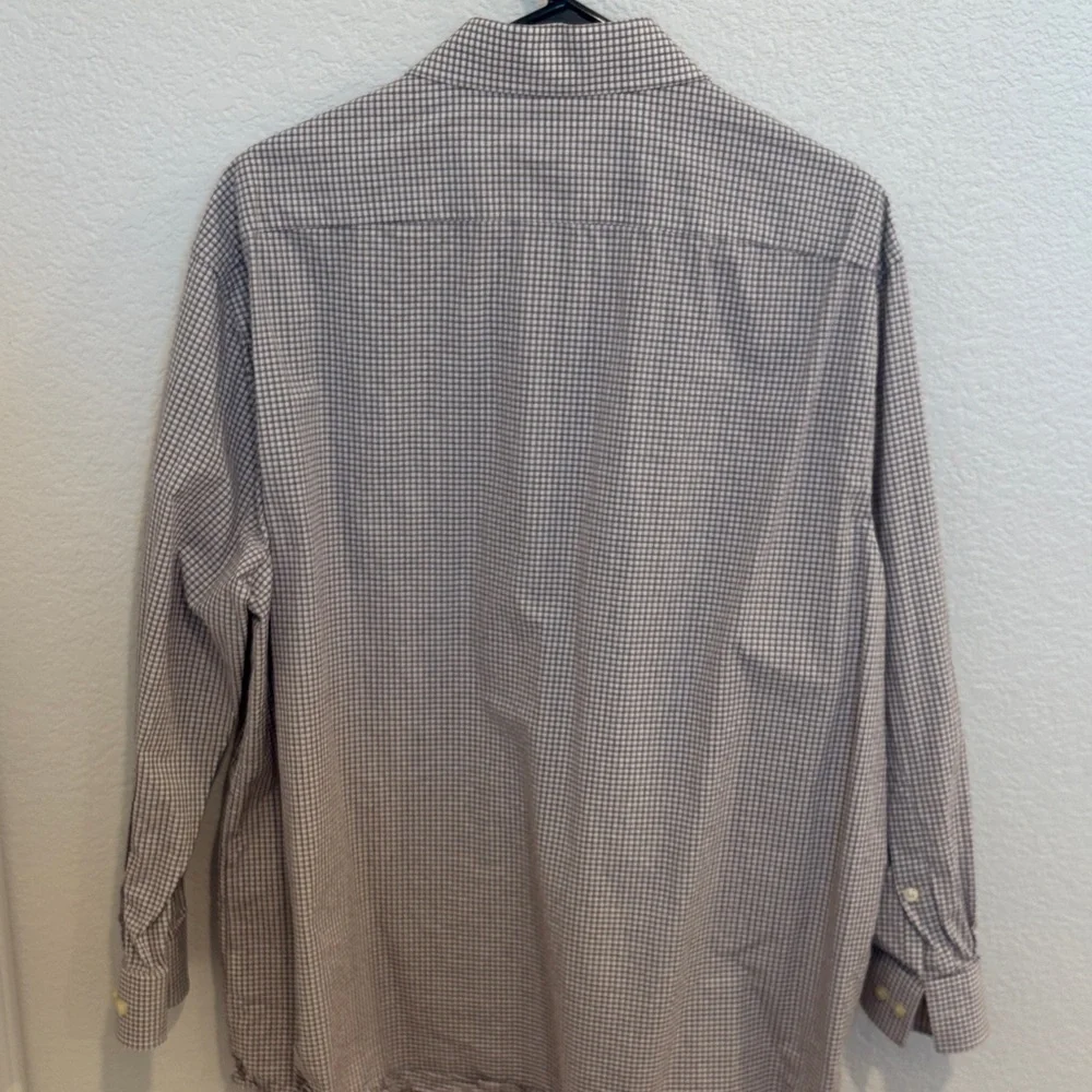 Michael Kors Men's Gingham Shirt - Black and White - Picture 4 of 4